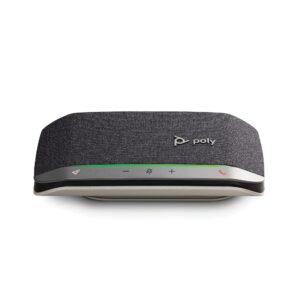 Poly Sync 20 USB-A Personal Portable Smart Speakerphone (Plantronics) - Connect to Mobile via Bluetooth, PC/Mac via Included USB-A Cable - Noise/Echo Reduction - Works w/Teams, Zoom - Amazon Exclusive