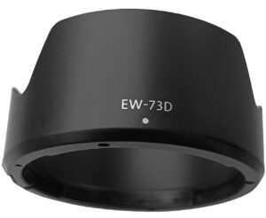 ew-73d lens hood shade for canon eos rp for rf 24-105mm f4-7.1 is stm,ef-s 18-135mm f/3.5-5.6 is usm(not for is or is stm),huipuxiang 67mm lens hood