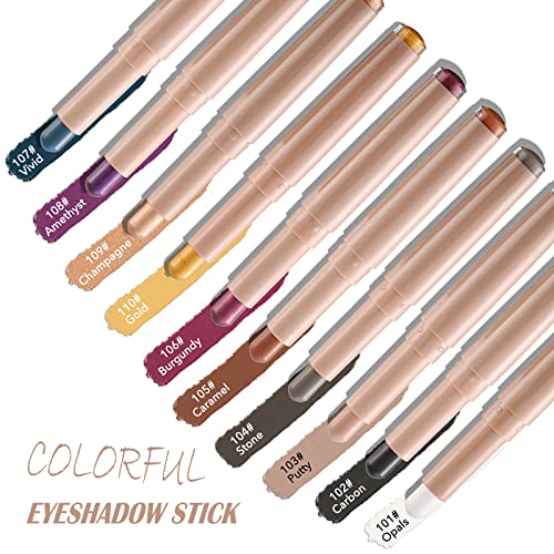 YXKJMN Putty Eyeshadow Stick Makeup Matte Cream Eyeshadow Crayon Highlighting Stick Cream Concealer Eyeshadow Pencil Concealer on Lower Lids(Putty)