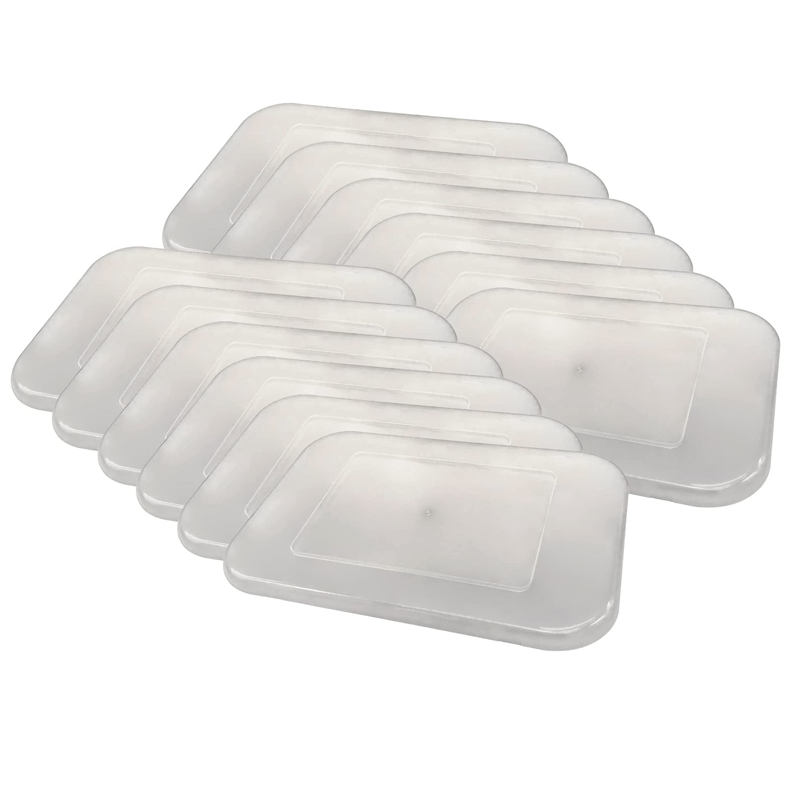 Teacher Created Resources Clear Plastic Storage Bin Lid - Small, Pack of 12