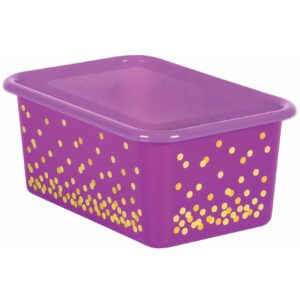 Teacher Created Resources Clear Plastic Storage Bin Lid - Small, Pack of 12