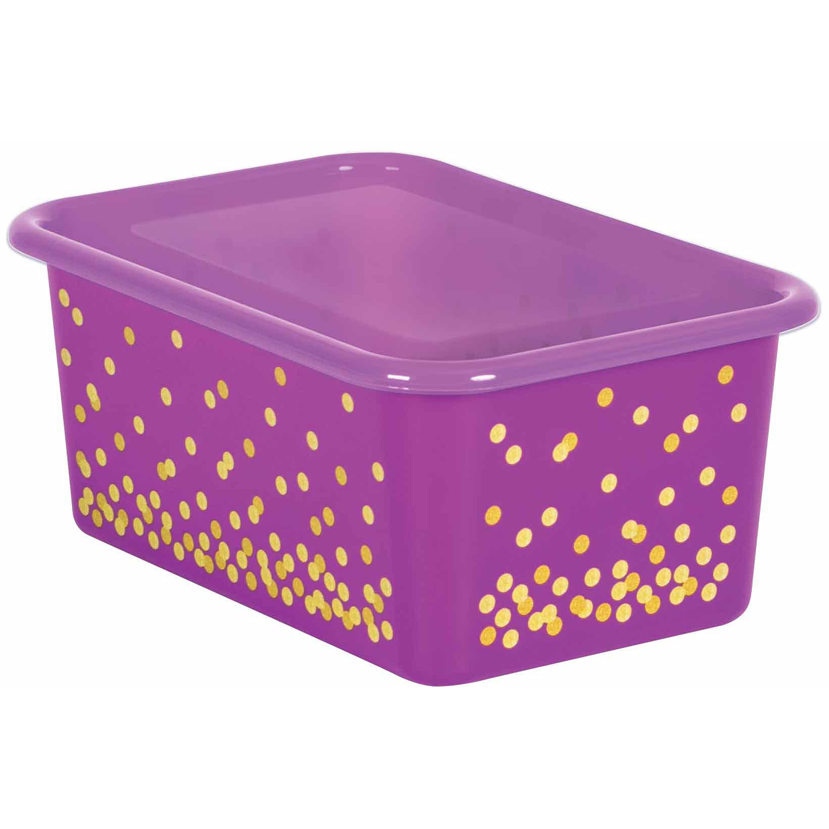 Teacher Created Resources Clear Plastic Storage Bin Lid - Small, Pack of 12