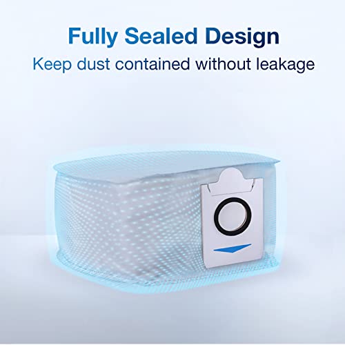 ECOVACS Disposable Dust Bag for DEEBOT T20 Omni, X1 Omni and T10 Omni Robot Vacuum and Mop Cleaner ( Packaging May Vary )