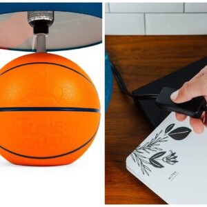 Space Jam 2: A New Legacy Tune Squad Basketball 3D Desk Lamp, Bugs Bunny Mood Light | Home Decor Accessories And Room Essentials | Official Looney Tunes Collectible | 14 Inches Tall