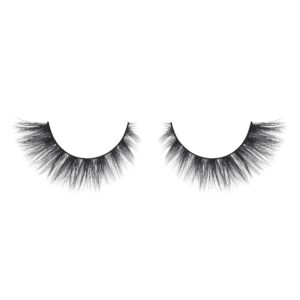 Lilly Lashes Everyday Naturale Faux Mink Lashes False Eyelashes Natural Look Wispy Lashes Cat Eye Lashes Short Lashes Flare Style Strip Lashes Natural Lashes 13 mm Reusable Up to 20 Times