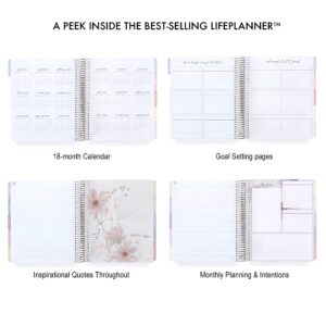 7" x 9" Platinum Spiral Coiled Life Planner (July 2023 - June 2024) - Colorblends Classic Cover + Inspire Interior Pages. Hourly Weekly & Monthly Agenda by Erin Condren