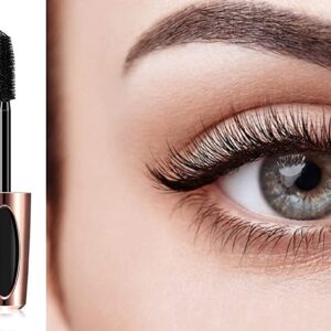 Secret Xpress Control 4D Silk Fiber Lash Mascara, Lengthening and Thick, Long Lasting, Waterproof & Smudge-Proof, All Day Exquisitely Full, Long, Thick, Smudge-Proof Eyelashes (2 Pack)