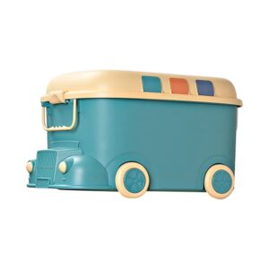 garneck plastic storage bins kids snack container toy box train shaped toy storage bin toy chest kids storage organizer for organizing toys blankets books games toddler snack containers toddler toys