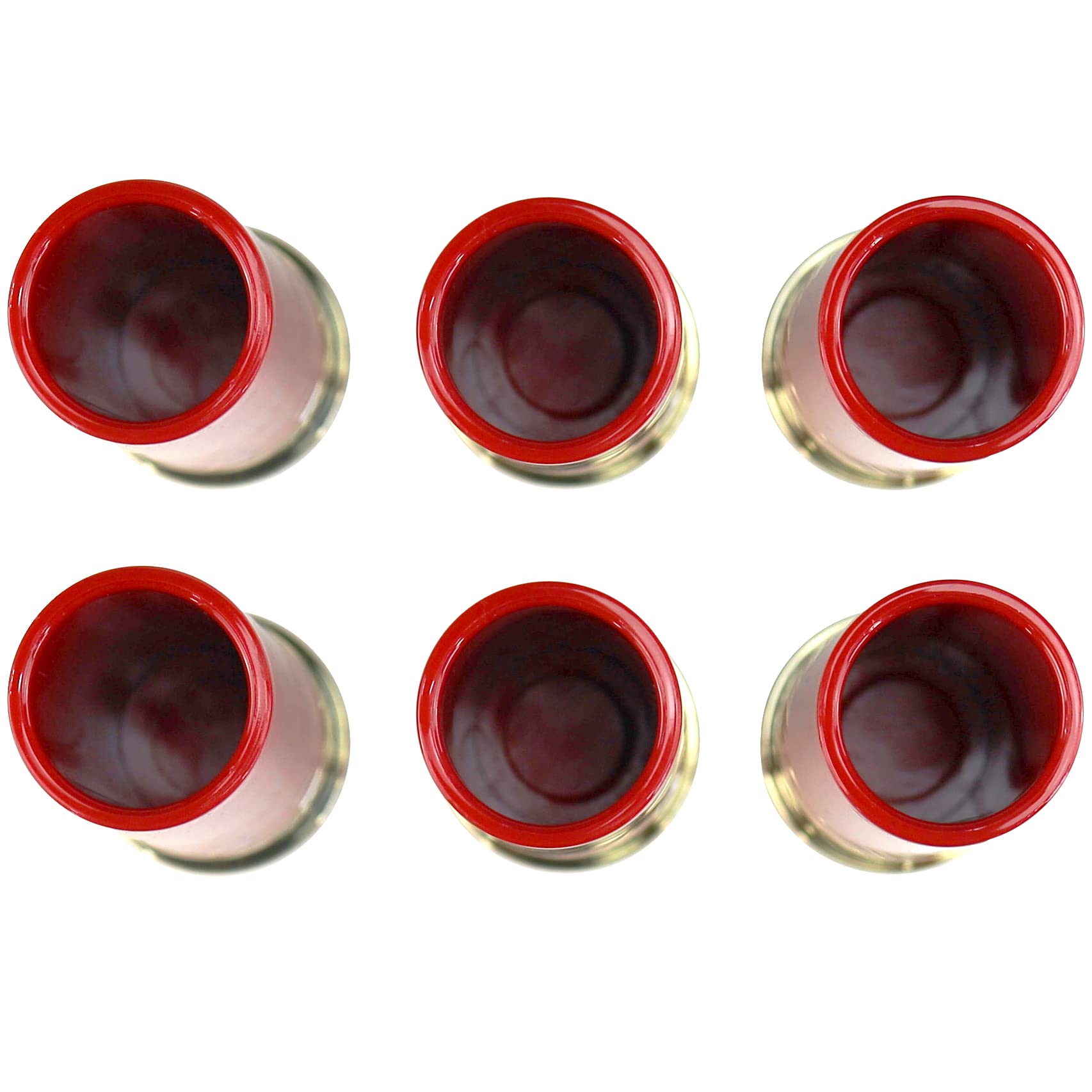 Iconikal Shot Glass Set, Shotgun Shell Cups, 6-Pack