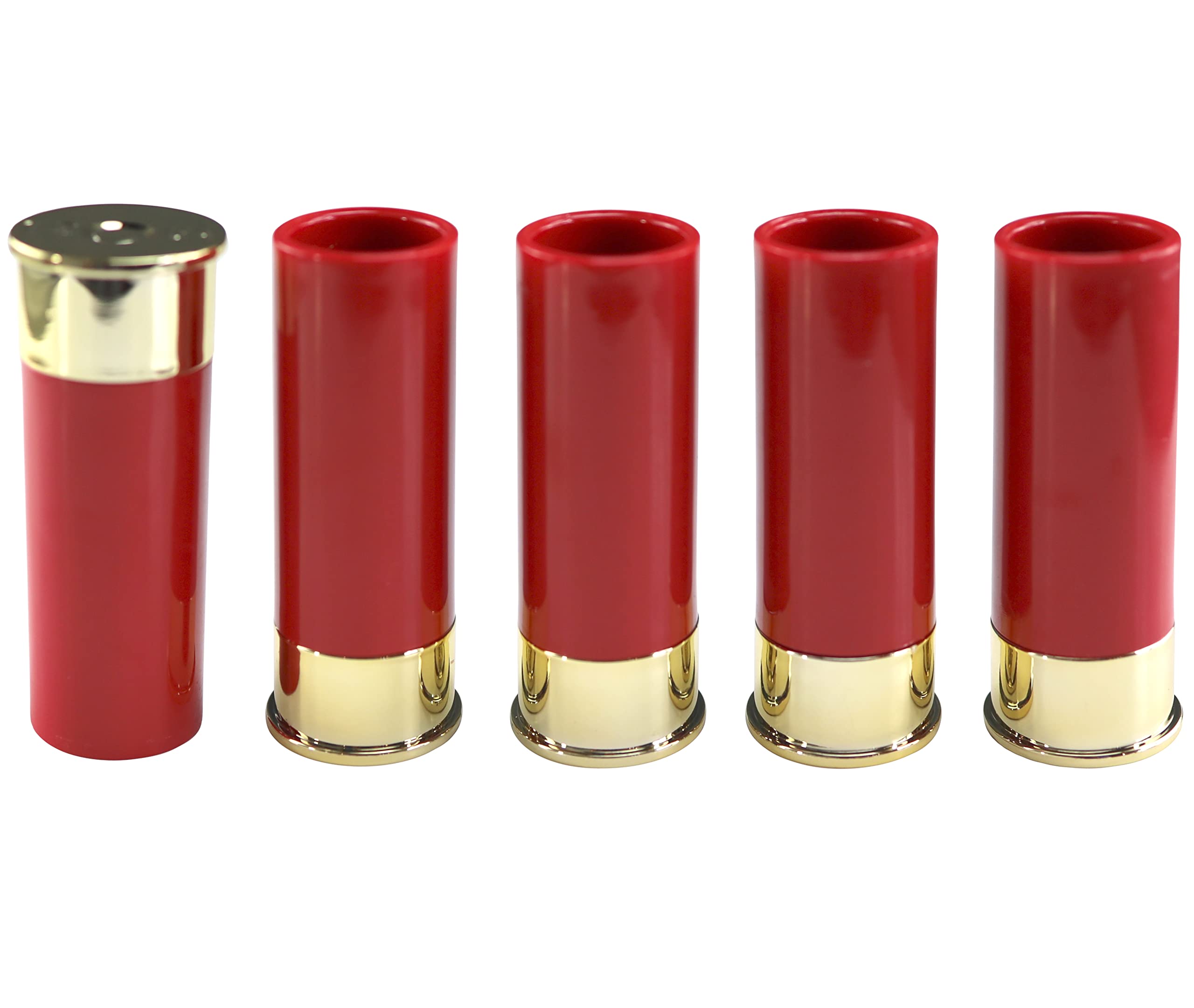 Iconikal Shot Glass Set, Shotgun Shell Cups, 6-Pack