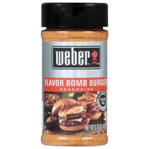 weber flavor bomb burger seasoning, 6.75 ounce shaker