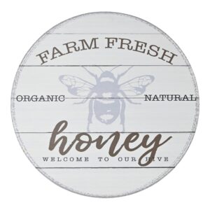 Boston Warehouse Farm Fresh Honey 12 Inch Bamboo Lazy Susan (79892)