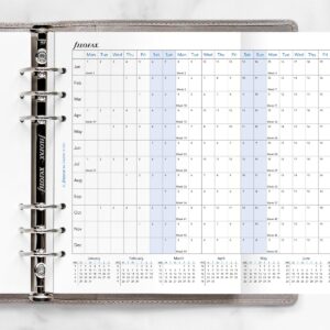 Filofax A5 2024 Year Planner horizontal 24-68506