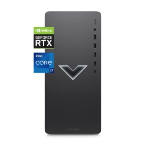 HP Victus 15L Gaming Desktop Computer, NVIDIA GeForce RTX 2060 Super Graphics, 12th Gen Intel Core Processor, 16 GB RAM, 512 GB SSD, Windows 11 Home, QuickDrop, Wi-Fi & Bluetooth (TG02-0030, 2022)