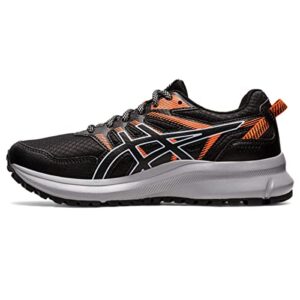 asics women's trail scout 2 running shoes, 8.5, black/soft sky