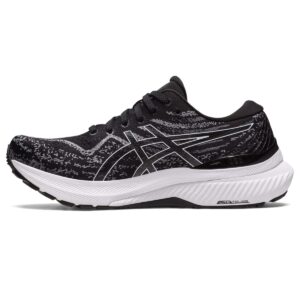 asics women's gel-kayano 29 platinum running shoes, 8, white/pure silver