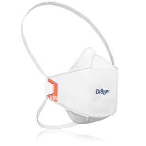 Dräger X-plore 1950 N95 respirator mask, size M/L | NIOSH-approved respirator mask for construction, DIY, home improvement