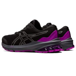 ASICS Women's GT-1000 11 LITE-Show Running Shoes, 9, Black/Orchid