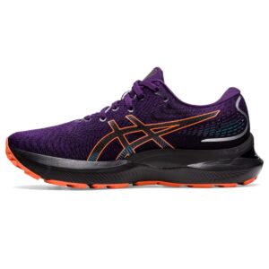 ASICS Women's Gel-Cumulus 24 GTX Running Shoes, 7.5, Night Shade/NOVA Orange