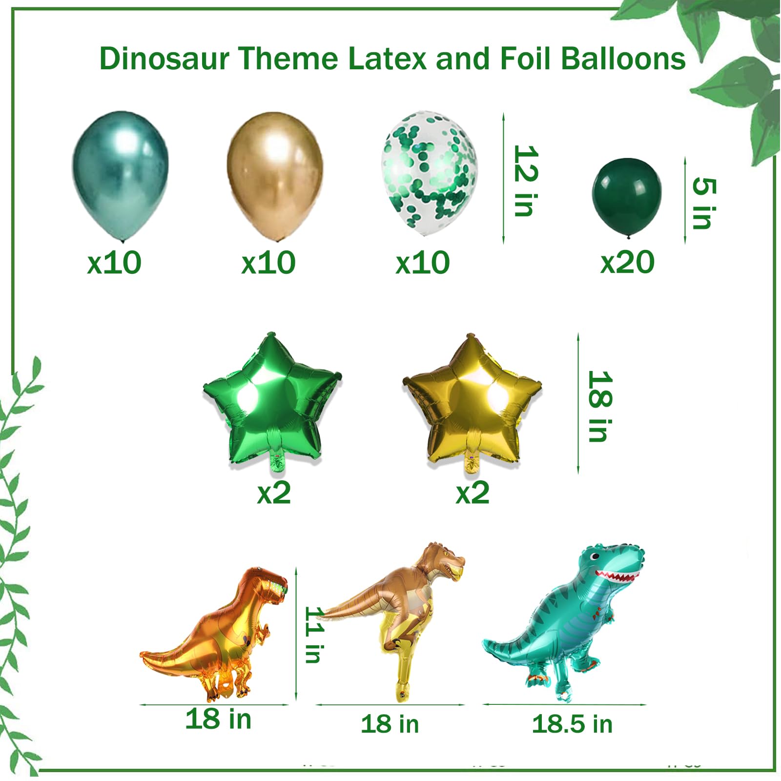 Dinosaur 2nd Birthday Decorations for Boy, Party Inspo Dinosaur Two Rex Happy Birthday Banner Cake Cupcake Toppers, Dinosaur Green