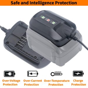 WA3742 Charger Compatible with Worx 20V Lithium Battery WA3520 WA3525 WA3512 WA3512.1 WA3522 WA3544 WA3575 WA3578 Replacement 20V Battery Charger WA3732 WA3875 WA3881