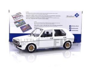 solido 1800211 miniature collection car, white custom