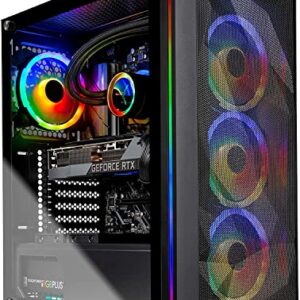 Skytech Gaming Chronos Gaming PC Desktop – AMD Ryzen 7 5800X 3.8 GHz, RTX 3080, 1TB NVME Gen4 SSD, 16G DDR4 3200, 850W Gold PSU, 360mm AIO, AC Wi-Fi, Windows 10 Home 64-bit