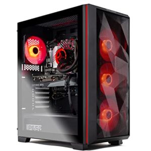 Skytech Gaming Chronos Gaming PC Desktop – AMD Ryzen 7 5800X 3.8 GHz, RTX 3080, 1TB NVME Gen4 SSD, 16G DDR4 3200, 850W Gold PSU, 360mm AIO, AC Wi-Fi, Windows 10 Home 64-bit