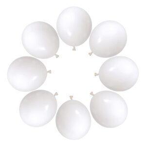 white balloons latex party balloons - 60 pack 12 inch white matte balloons round helium balloons for white theme wedding birthday party backdrop decorations holiday celebration graduation decorations