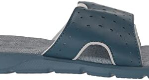 Under Armour Women's Ignite Pro Graphic Slide, (400) Static Blue/Static Blue/Gray Mist, 8, US