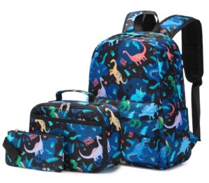 soehipee backpack for kids, preschool backpack for kids boys, toddler kindergarten school bookbag set with lunch box and pencil case