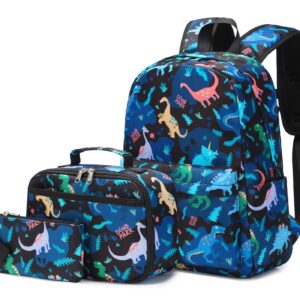 Soehipee Backpack for Kids, Preschool Backpack for Kids Boys, Toddler Kindergarten School Bookbag Set with Lunch Box and Pencil Case