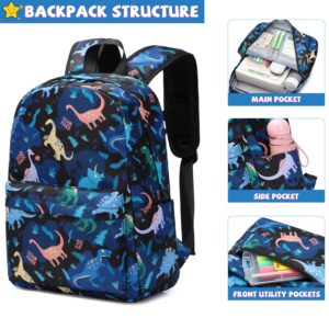 Soehipee Backpack for Kids, Preschool Backpack for Kids Boys, Toddler Kindergarten School Bookbag Set with Lunch Box and Pencil Case