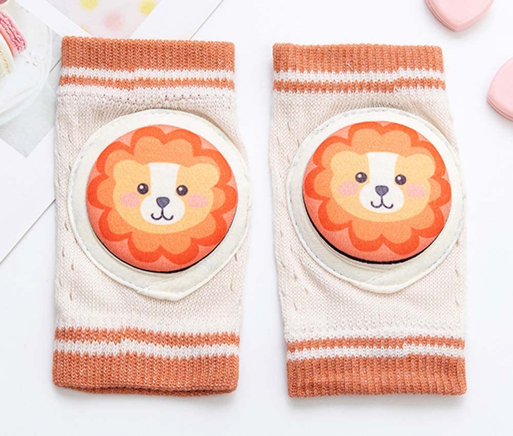 Sheliky Baby Knee Pads for Crawling Toddlers Crawling Knee Protectors Crawling Anti-Slip Knee Safety Protective Cover 2 Pack One Size