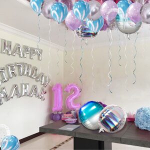 Cheerland Iridescent Balloon bouquet Holographic Party Decorations Birthday Balloon Arch Bachelorette Bridal Baby Shower Graduation Christmas New Year Party Supplies