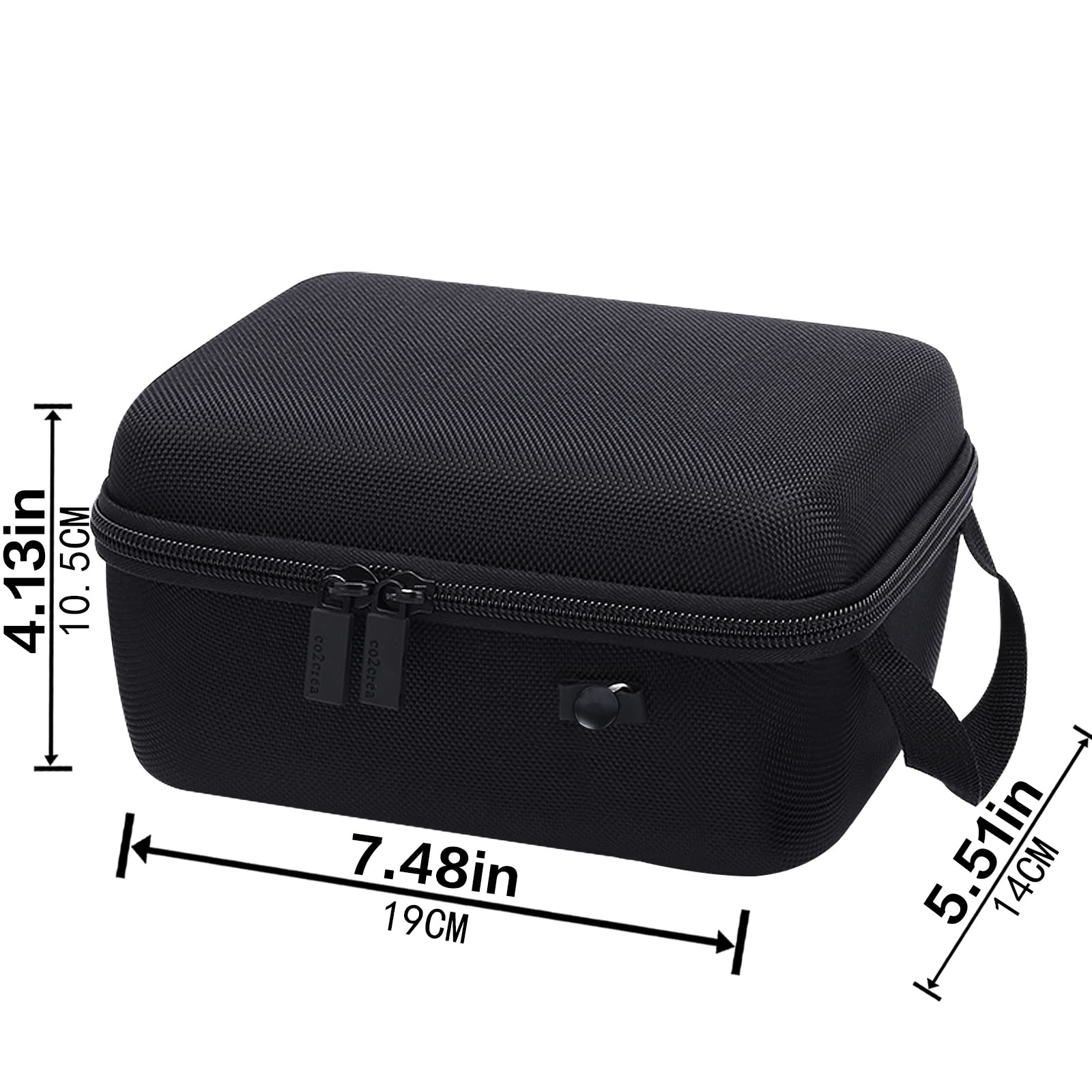 co2CREA Hard Travel Case Replacement for Canon EOS Rebel T7 T8i T100 DSLR Camera 18-55mm Lens