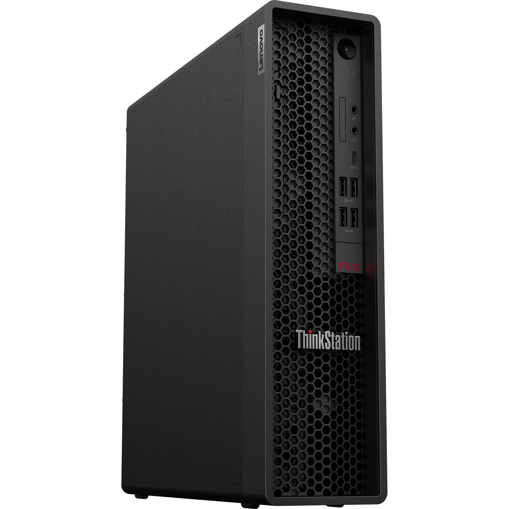 Lenovo ThinkStation P340 SFF Home & Business Mini Desktop (Intel i7-10700 8-Core, 16GB RAM, 512GB PCIe SSD, T1000, WiFi 6, Bluetooth, HDMI, USB 3.2, Win 11 Pro) with Hub