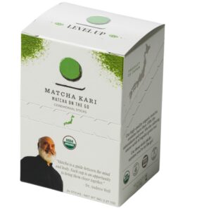 Matcha Green Tea Powder Single Serving Sticks, Dr. Weil's Ceremonial Organic Matcha Powder Singles Packets - Individual Matcha Tea Packets (24)