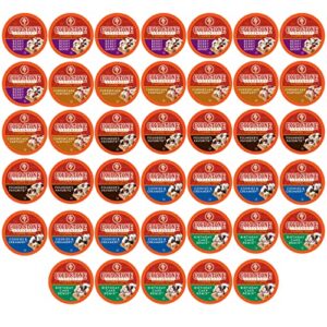 cold stone beverages creamery ice cream flavored coffee pods, assorted variety pack, compatible with keurig k cup brewers, 40 count