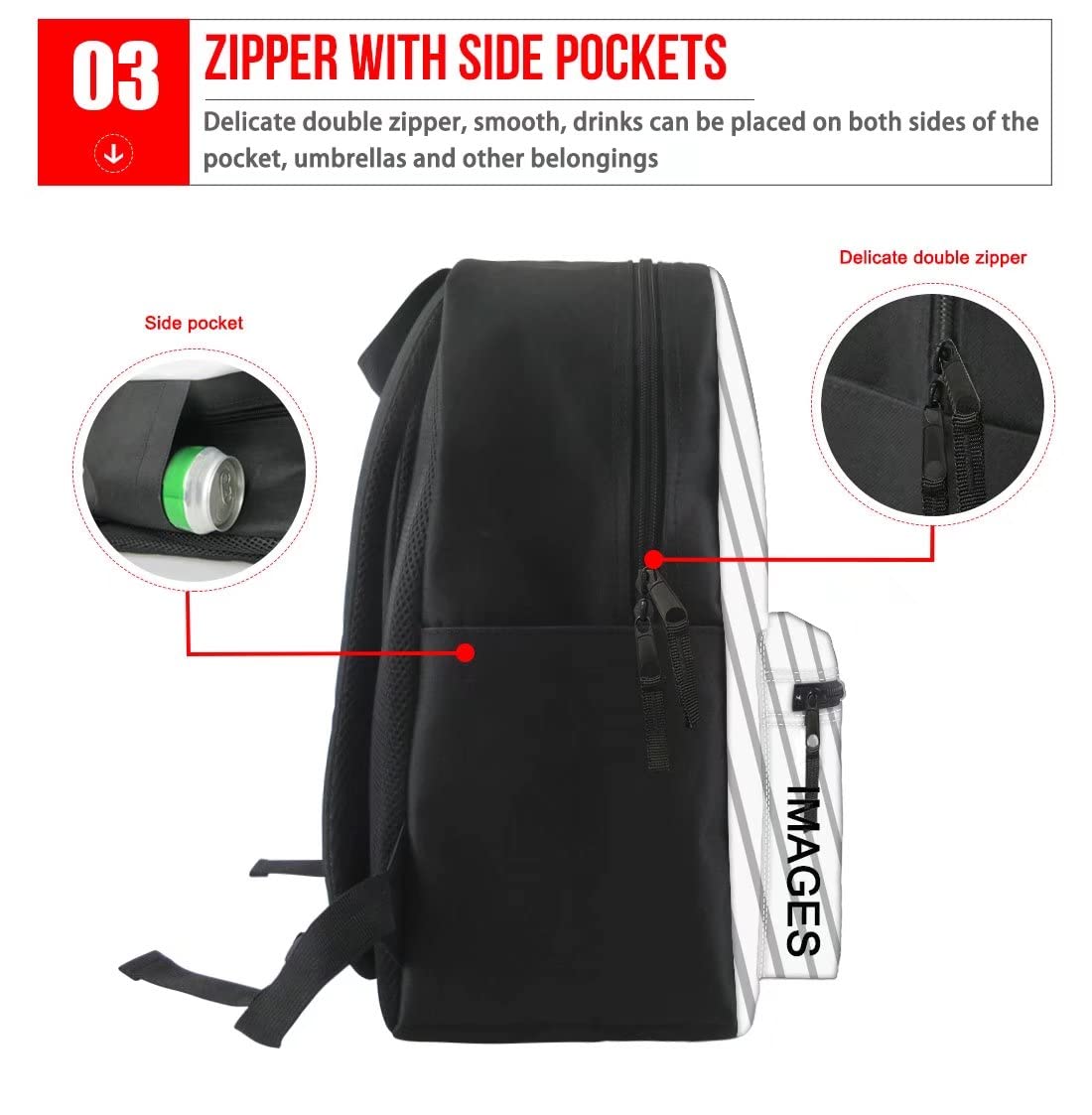 AFPANQZ Teenagers Backpack Schoolbag Breathable Backing Diaper Bag Cool Wolf Rucksack Daypack Bookbag for Kids Boys Middle School