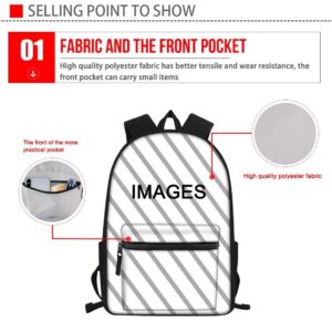 AFPANQZ Teenagers Backpack Schoolbag Breathable Backing Diaper Bag Cool Wolf Rucksack Daypack Bookbag for Kids Boys Middle School