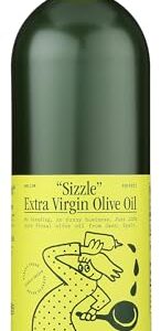 Graza "Sizzle" Extra Virgin Olive Oil. Peak Harvest Cooking Oil. Single Farm Spanish EVOO. 25.3 FZ (750 ML) Squeeze Bottle