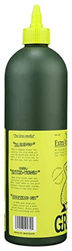 Graza "Sizzle" Extra Virgin Olive Oil. Peak Harvest Cooking Oil. Single Farm Spanish EVOO. 25.3 FZ (750 ML) Squeeze Bottle