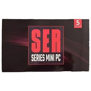 Beelink SER5 Mini PC, Mini Computers with AMD Ryzen 5 5560U, 6C/12T, 16G DDR4+500GB NVMe M.2 2280 SSD, 1000Mbps, WiFi 6, BT 5.2, DP, HDMI, Type-C