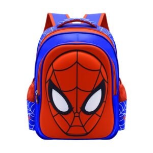 toddler school backpack 3d comic schoolbag waterproof lightweight backpack for elementary student schoolbag kids（blue m）