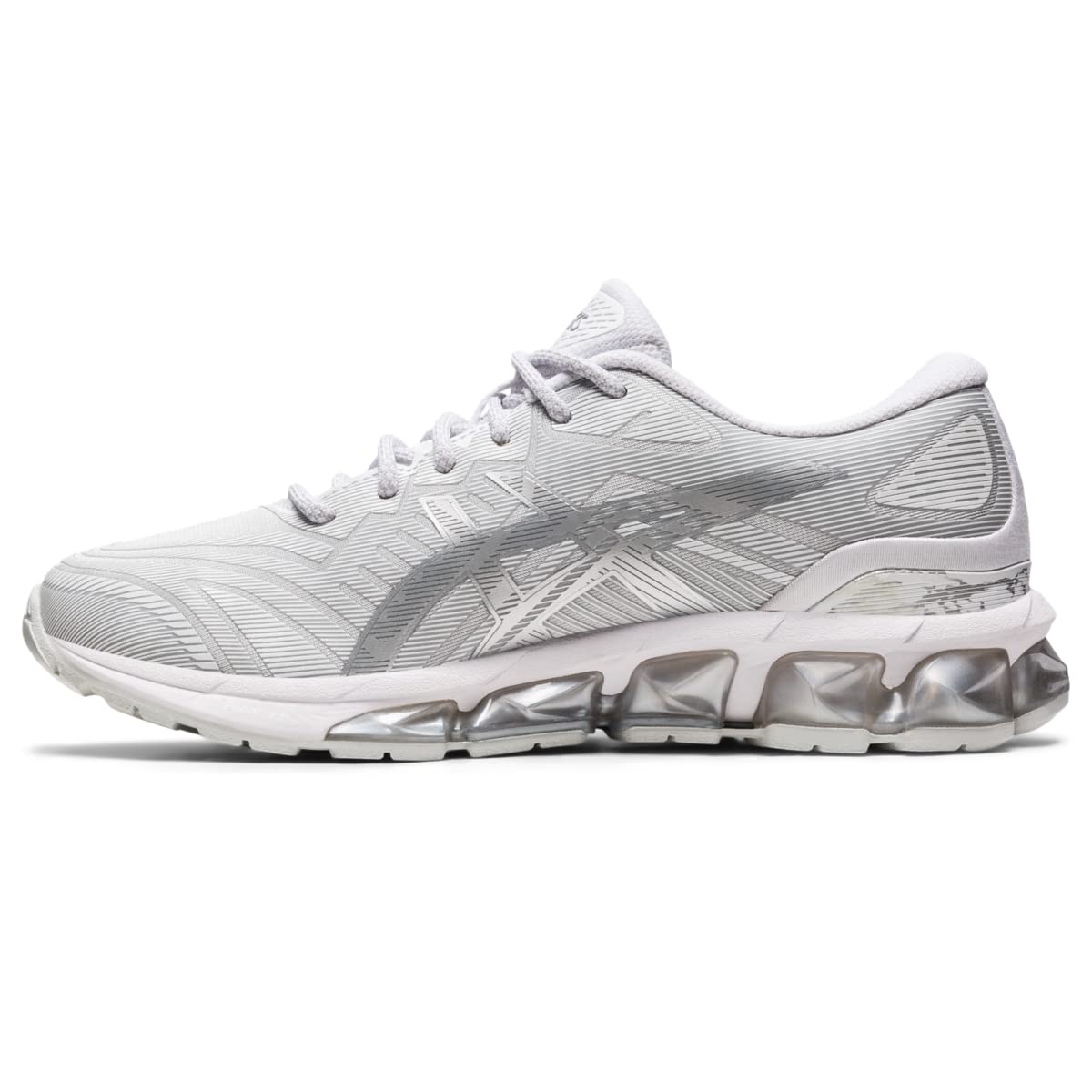 ASICS Women's Gel-Quantum 360 VII Sportstyle Shoes, 9.5, White/Pure Silver