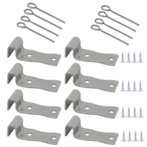 bolwhao 8 pcs sofa zig zag spring repair brackets kit, sofa savers sofa zig zag spring repair brackets for furniture chair couch sofa upholstery spring replacement repair