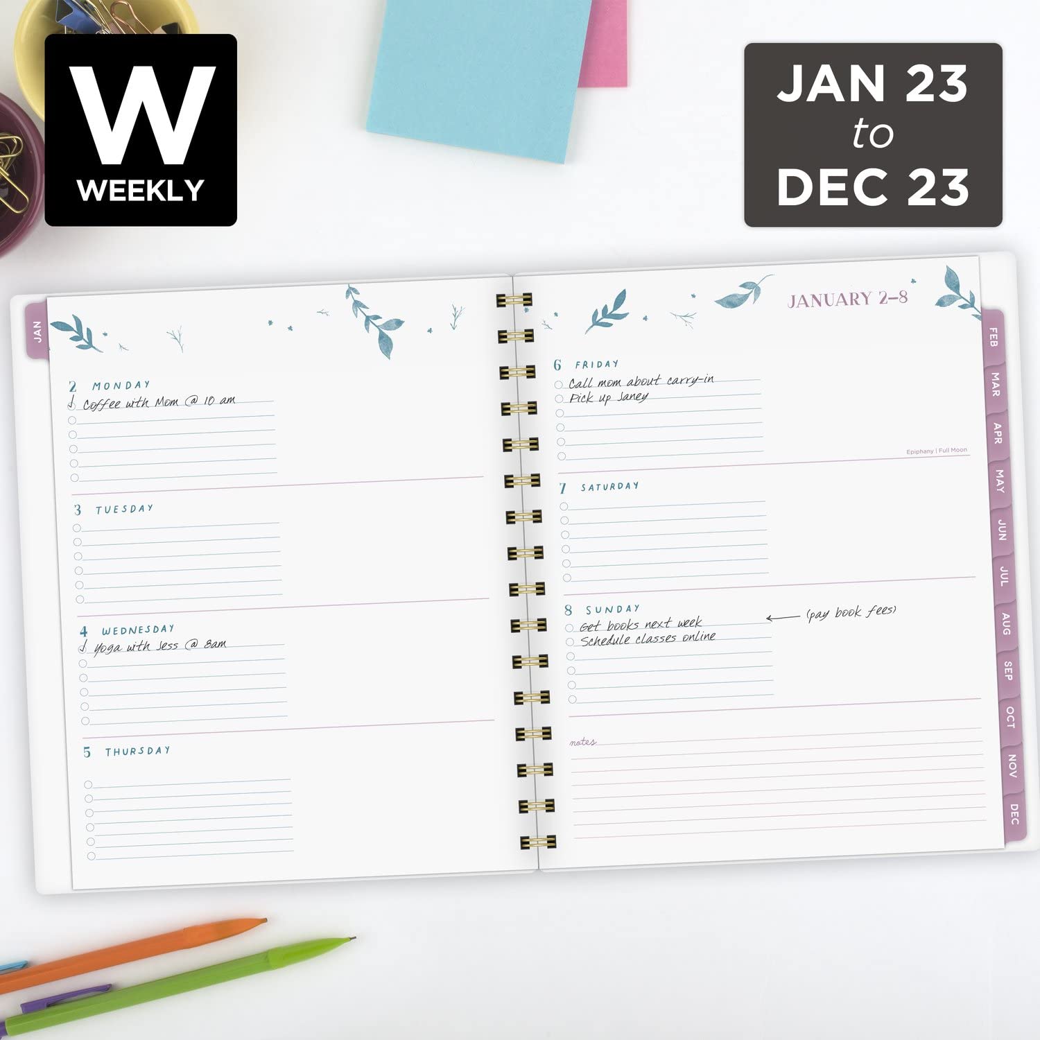 Cambridge 2023 Weekly & Monthly Planner, Meera Lee Patel, 5-1/2" x 8-1/2", Small (MP02-200)