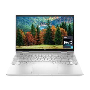 HP Envy x360 Convertible, Intel® Core i5-1240P Processor, Iris X Graphics, 12 GB Memory RAM, M.2 SSD, Windows 11 Home (15-es2023nr, Natural Solver Aluminum)