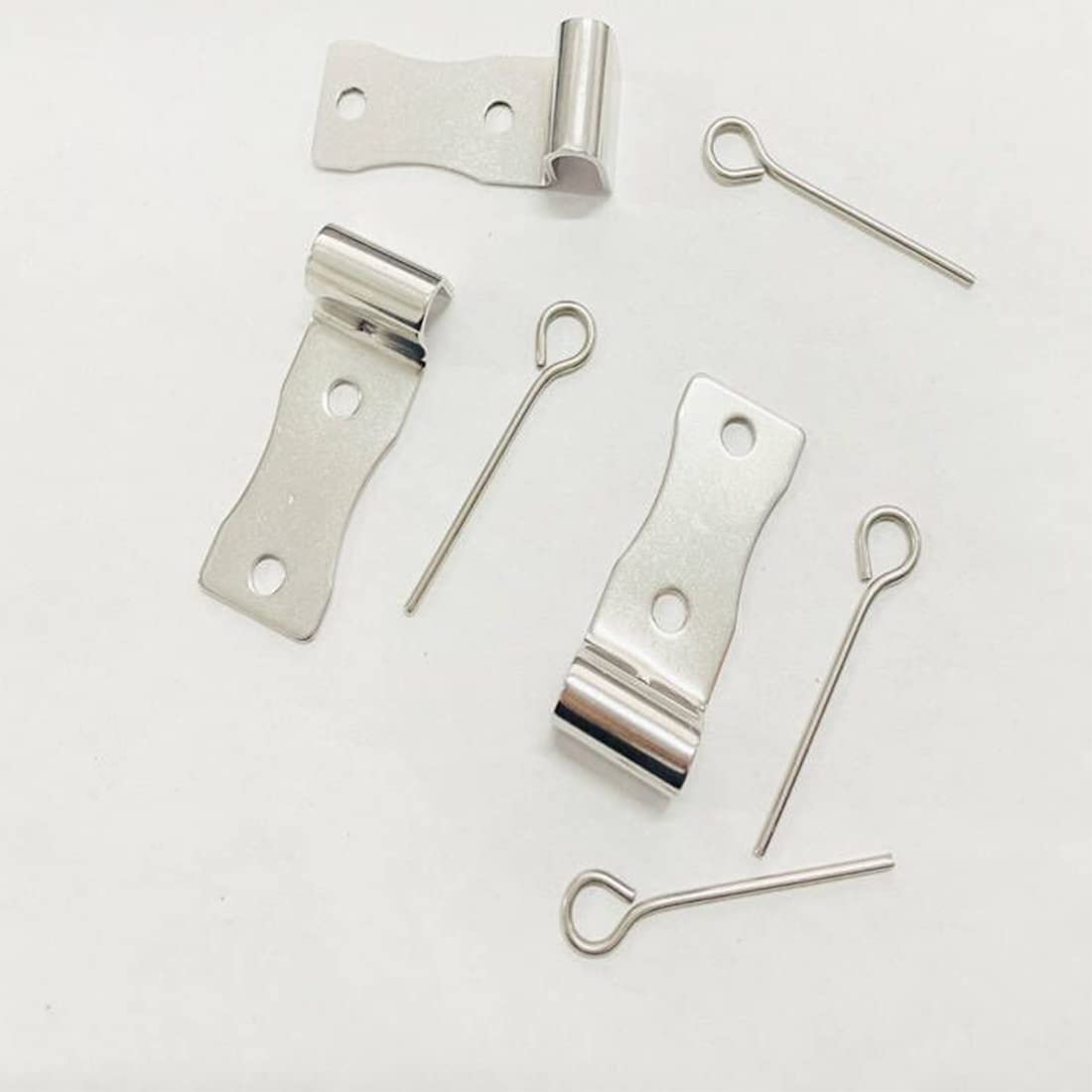 Jikaihong 20 Pack Sofa Zig Zag Spring Repair Brackets, Sofa Spring Repair Kit Includes All Hardware, Silver